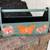 Hand painted (2 sided) Decorative Wooden Toolbox - Vintage Plastic basket includ 5 thumbnail