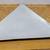 Vintage Thick Polished Triangle Aluminum Alloy Tray/Platter 18.25"W×0.8"H 4 thumbnail