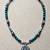 Unique Necklace:  Agate, Turquoise, Tourmalinated Quartz, Local Artist 1 thumbnail