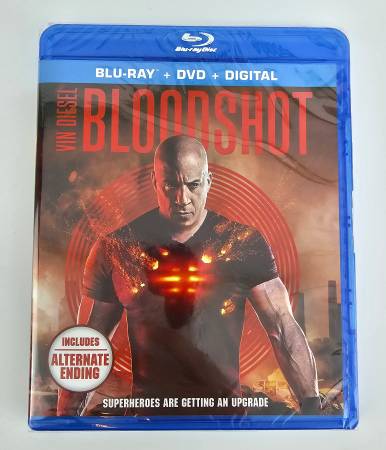 Bloodshot Blu-ray + DVD  Vin Diesel *NEW SEALED* 1