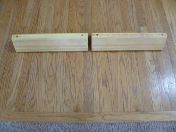 Set of 2 Wheel Stop, Parking Curbs Heavy Duty Plastic 1