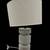 Table Lamp White Gray Shade Post Modern Brutalist Contemporary 3 thumbnail