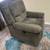 Power Serta Recliner Chair Soft Gray Fabric. Back removes for upstairs 9 thumbnail