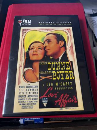 "Love Affair" Charles Boyer Irene Dunne used dvd very popular&big hit 1