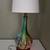 Colorfull Art Glass Table Lamp with Lighted Base 3 thumbnail