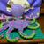 Crocheted Medium-large Blue Pink Green Octopus plushie 1 thumbnail