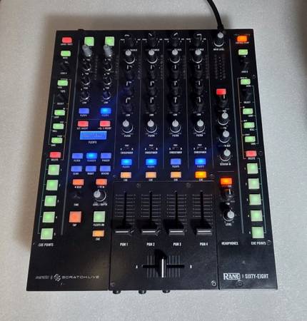 RANE SIXTY-EIGHT 68 Professional DJ Mixer - musical instruments