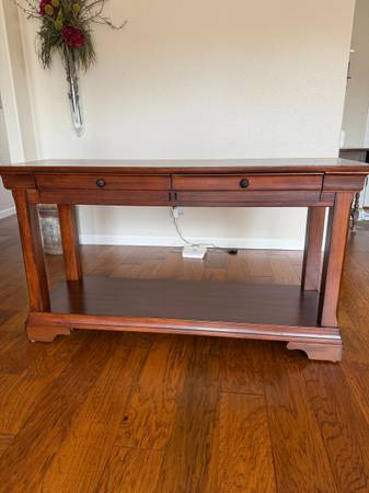 Entertainment center, sofa table, end table 1