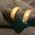 Swarovski crystal 14K gold posts Earrings 1 thumbnail