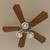 Hampton bay ceiling fan 52” 5 blades 3 thumbnail