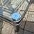 Modernist chrome and glass coffee and end table DIA  B49 6 thumbnail