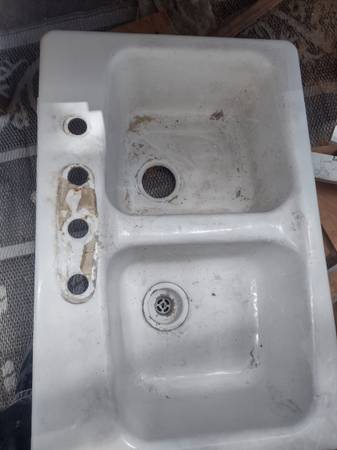 Kohler Cast Iron Double Drop-In Kitchen Sink 1