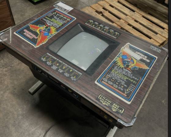 Classic Space Firebird Cocktail Arcade Video Game Machine 1