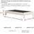twin bedframe, mattress, memory foam topper ˚✧₊⁎⁺˳✧༚ 1 thumbnail