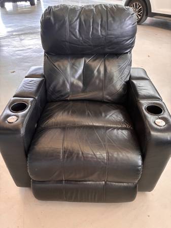 Leather Powered Recliner 1