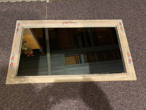 Wall Mirror Wood Frame 1