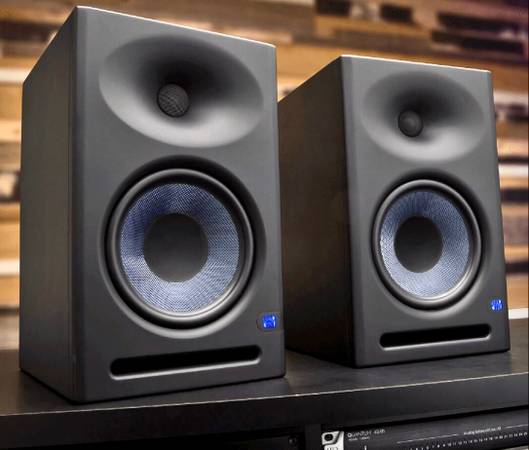 Presonus powered studio monitors (pair), Eris E5 model, great! 1