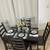 Black Compact Kitchen Dining Table & 4 Chairs 9 thumbnail