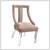 Z Gallerie Jade Dining Side Chair With Acrylic Legs 1 thumbnail