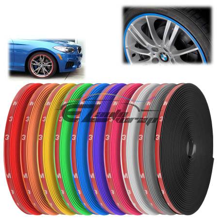 14" 15" 16" 17" 18" 19" 20" Wheel Rim Edge Protector Strip Tire Guard 1