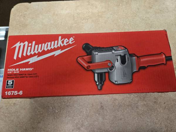 Milwaukee 1675-6 Hole Hawg 1/2" Drill - NIB 1