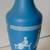Hand Painted Vintage Vase - Women Fugures Blue and White 1 thumbnail