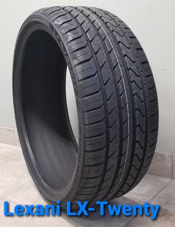 4 NEW TIRES 245/45R20 LEXAN LX TWENTY CHEVY INSTALLED 1
