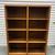 Vintage OAK Bookcase Unique One Piece Two Sided Adjustable Shelves WOW 3 thumbnail