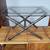 Vintage Nautical Campaign Style Faux Bamboo Industrial Retro Side Tabl 3 thumbnail