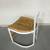 Vintage Chair with Hand Carved Oak Seat 6 thumbnail