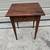 Vintage Federal Mahogany Single Drawer Side Table with Tapered Legs 14 thumbnail