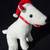 Vintage Bullseye Target Christmas Holiday Dog Plush Toy, 2006 17 thumbnail