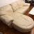 Great Italien Cream Leather Couch with Chase 3 thumbnail