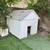 Extra Large White Dog House 5’ h x 6’ L 1 thumbnail