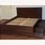 IKEA Brusali Dark Brown Wood Queen Bed With Drawers 2 thumbnail