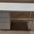 3 White Table Desks w/ White Metal 2 or 3 Drawer File Cabinet 2 thumbnail