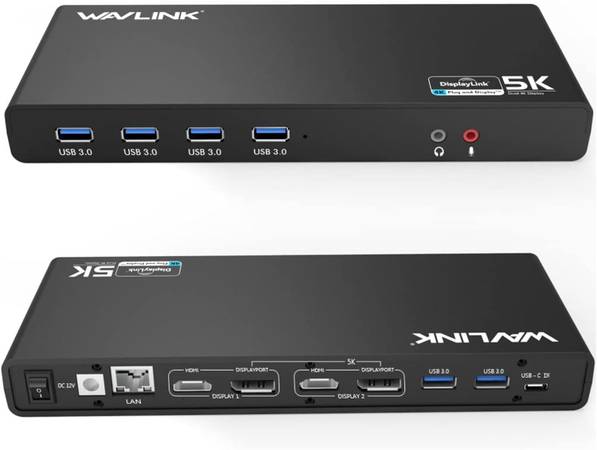 wav link USB-C Ultra 5K Universal Docking Station 1