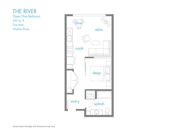 $1,677 / 1br - 543ft2 - Lovely Open One Bedroom For Rent! Apply Now! (Auburn)63688407533315124