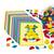 Lakeshore Wooden Pattern Blocks & Pattern Block Design Cards INCLUDED 2 thumbnail