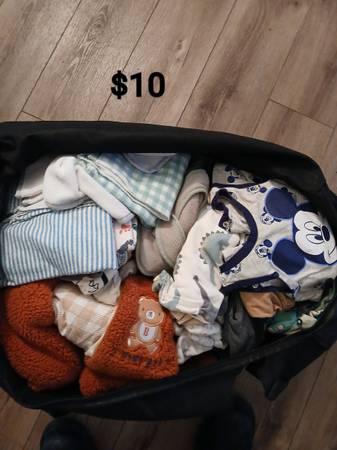 Big bag of baby boy clothes 1
