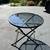 Outdoor Folding Glass and Metal Round Patio Deck Table 35” in Diameter 2 thumbnail