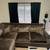 Old Hickory Tannery Brazos L Return Sectional Brown/ Gray 3 thumbnail