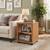 Rolling Side Table Shelf Bookshelf Nightstand on Wheels Casters Lk New 1 thumbnail