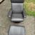 Ekornes Stressless Leather Swivel Recliner & Ottoman 4 thumbnail