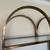 Vintage Mid Century Milo Baughman Style Chrome Glass Display Shelf She 2 thumbnail