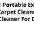 Carpet cleaner portable 2 thumbnail