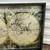 Wells Antique World Map of the Terraqueous Globe Vintage Glass Tray 3 thumbnail