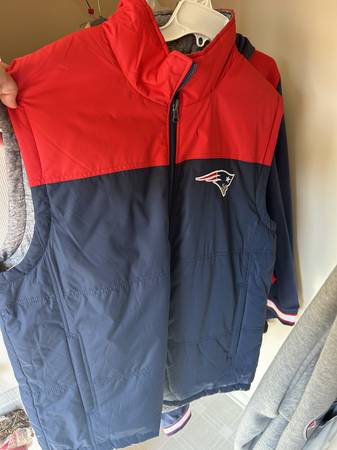 New England Patriots Puffer Vest 1