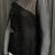 BCBG "MINDY" MESH-PANELED TOP, BLACK, LARGE 3 thumbnail