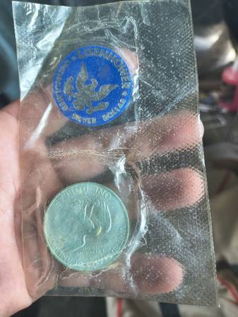 1971 Eisenhower silver dollar uncirculated 1
